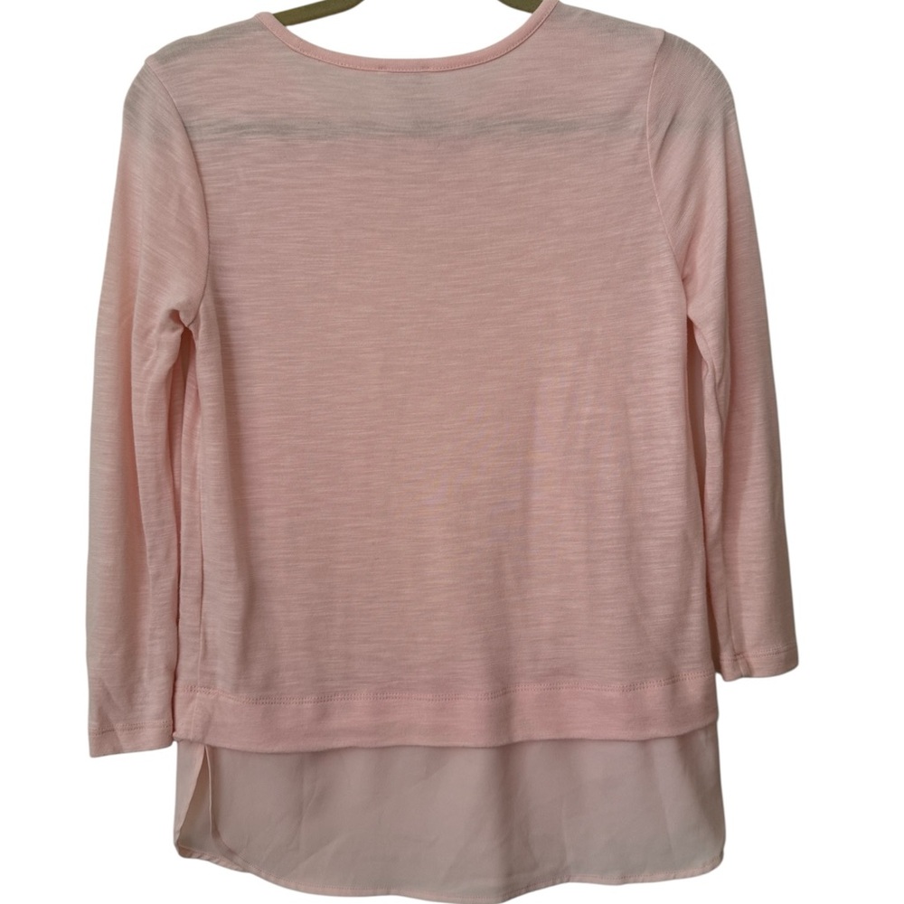 J. Crew Light Pink Long Sleeve Top